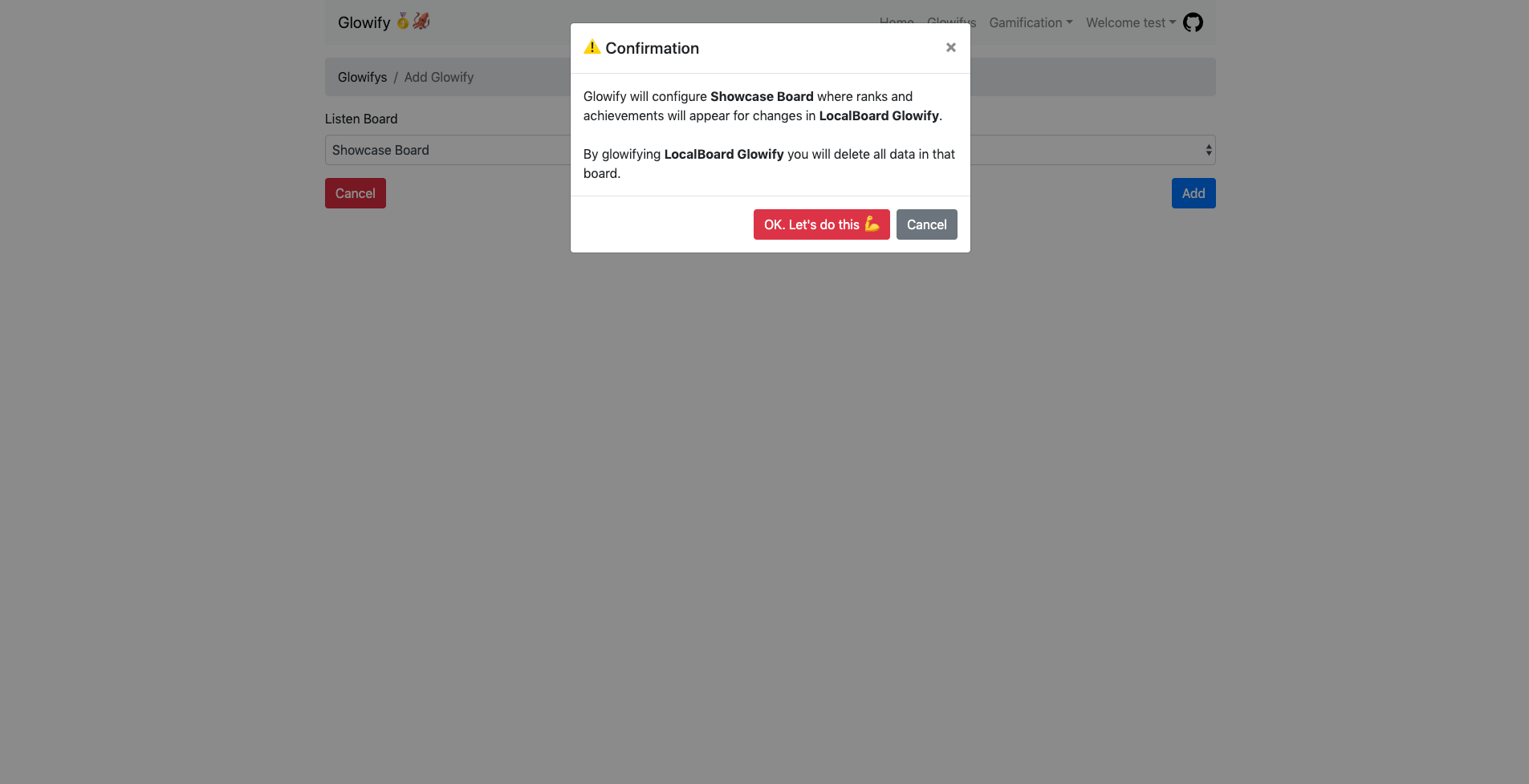 Glowify screenshot