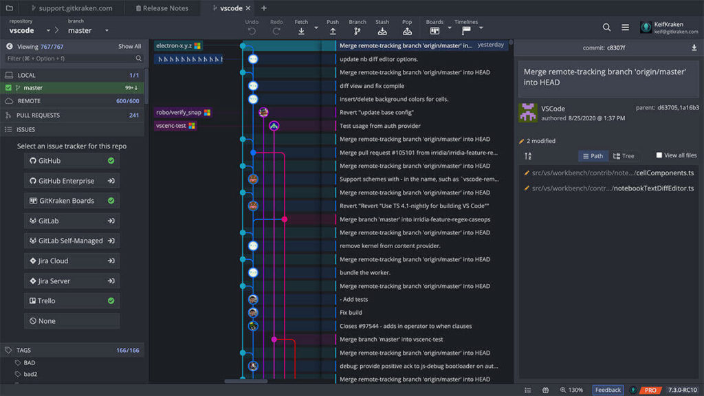 GitKraken screenshot